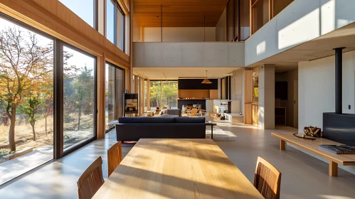 Sunlit Modern Architecture Interior Design