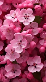 Elegant Pink Cherry Blossoms Image