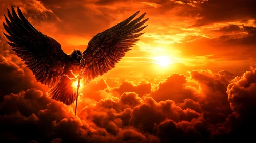 Fiery Angel in the Sky