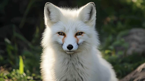 Arctic Fox Close-Up: A Study in White
