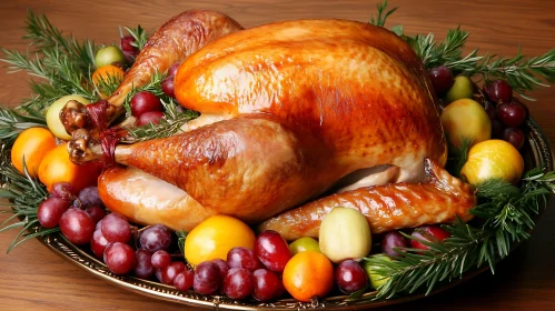 Holiday Turkey Feast Still Life