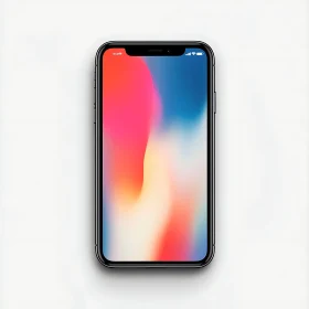 Sleek Mobile Phone with Colorful Screen