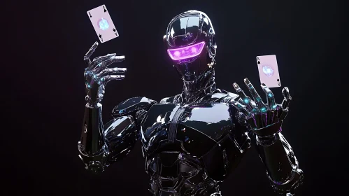 Cyborg Playing Card Trick