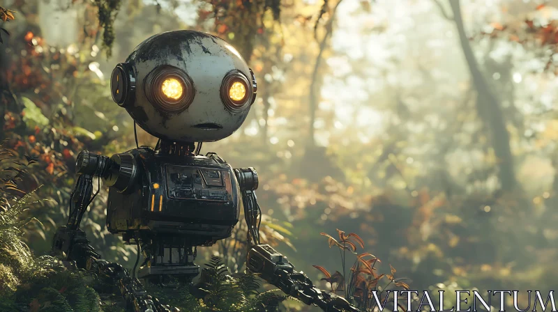 Automaton in the Woods AI Image