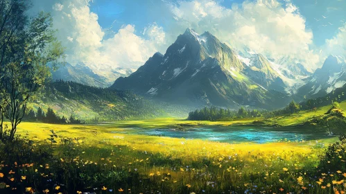 Mountain Meadow Serenity