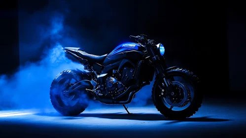 Blue Motorcycle