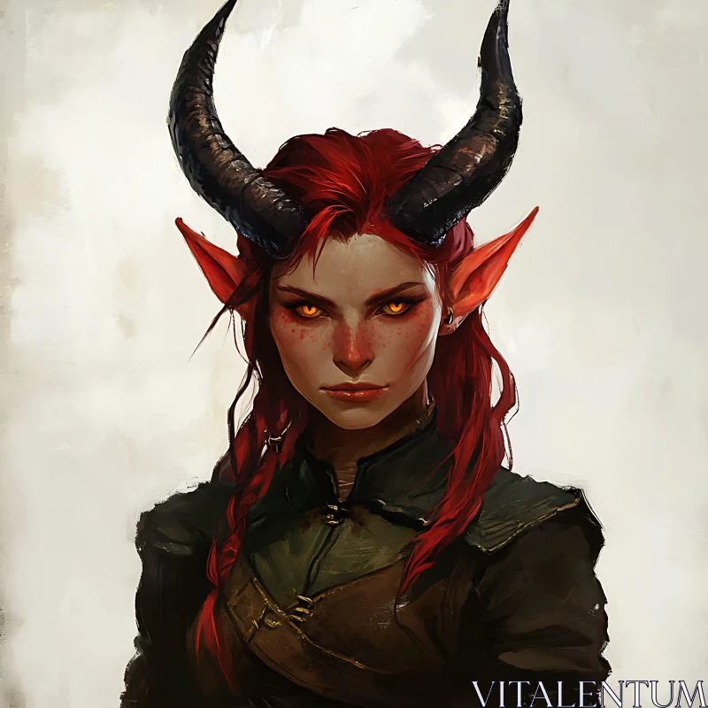 AI ART Fantasy Demon Character Art