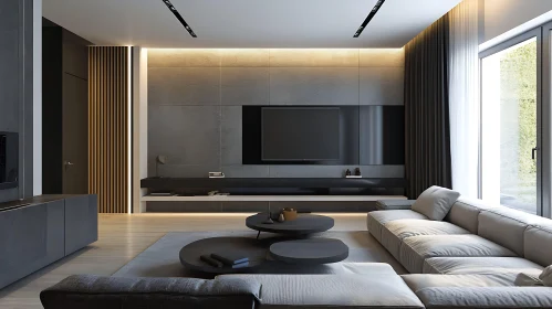 Contemporary Living Space with Minimalist Decor