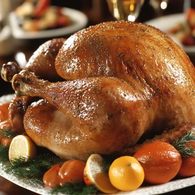 Festive Roasted Turkey with Citrus