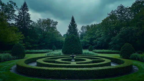 Circular Hedge Maze