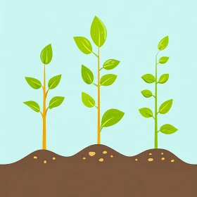 Plant Growth Illustration
