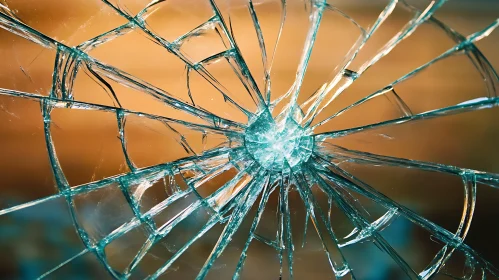 Broken Glass Close-up