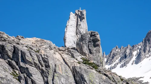 Majestic Alpine Peaks and Cliffs