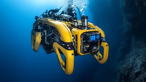 Autonomous Submersible in Ocean Depths