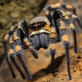 Close-Up of an Intricate Spider