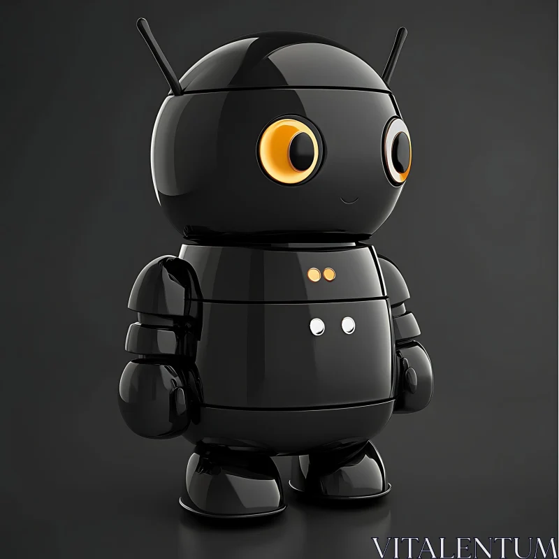 AI ART Futuristic Robot Toy