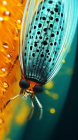 Intricate Close-up of Colorful Insect - A Nature-Inspired Imagery