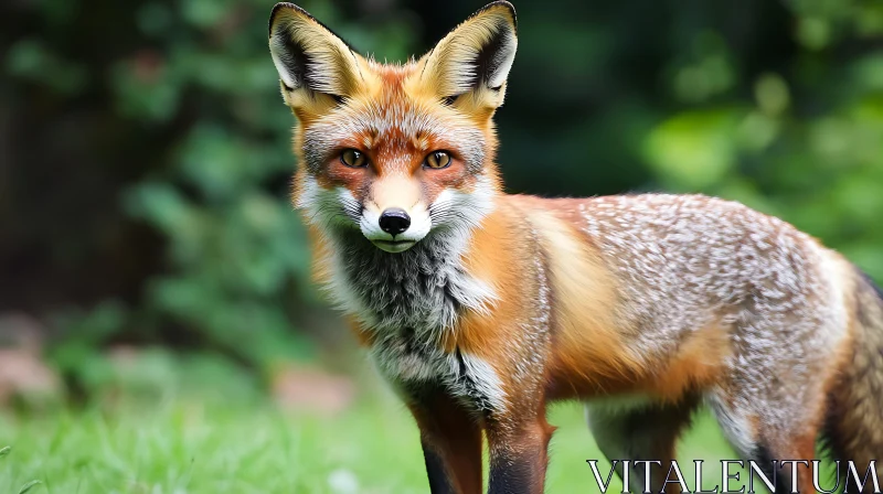 AI ART Red Fox in Natural Habitat