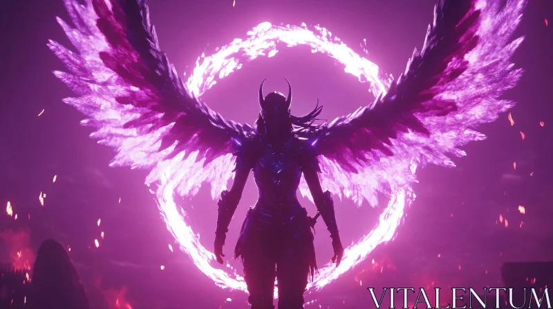 Mystic Angel Warrior AI Image
