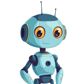 Cute Robot Character Design