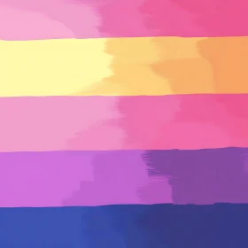 Colorful Abstract Brush Strokes Design