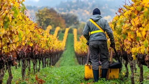 Harvest Time in the Vineyard