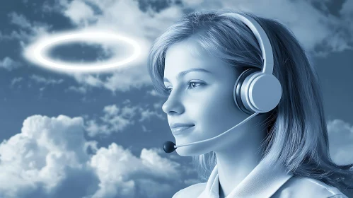 Halo Headphones: A Portrait of Serenity