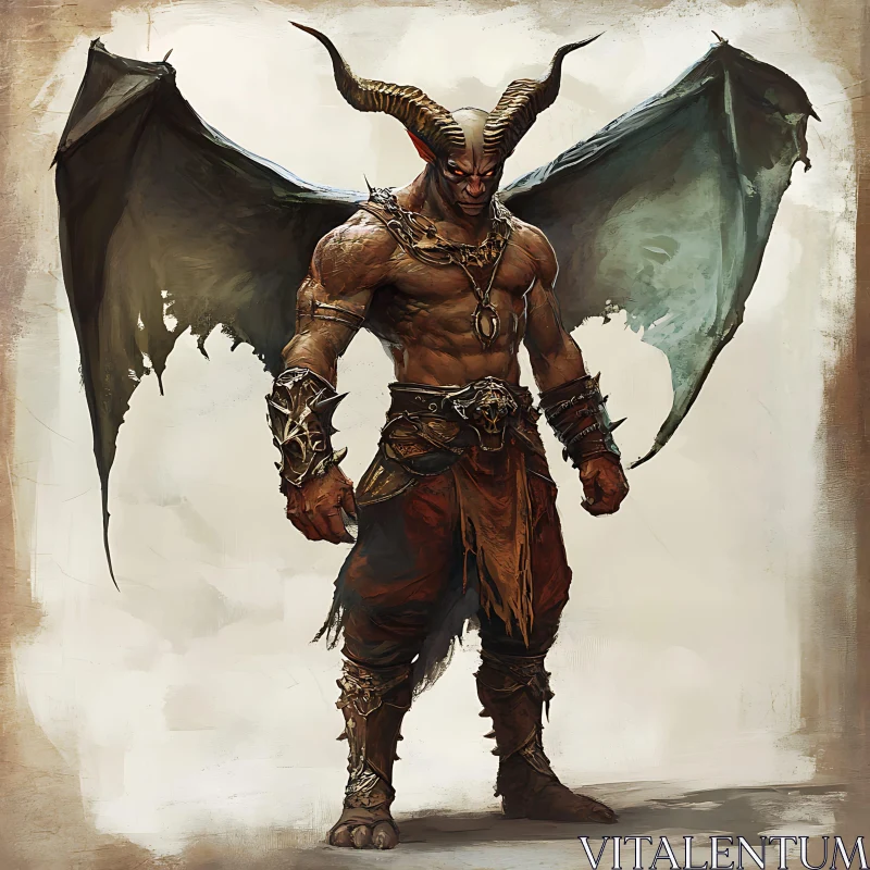 AI ART The Winged Demon