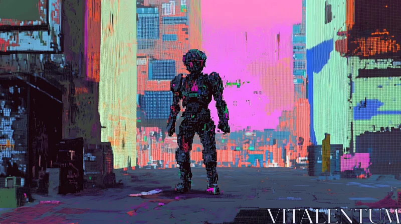 Digital Urban Cyborg AI Image