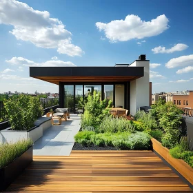 Urban Rooftop Oasis