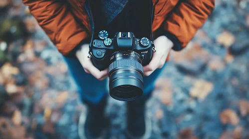 Man Holding Camera