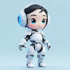 Cartoon Robot Character