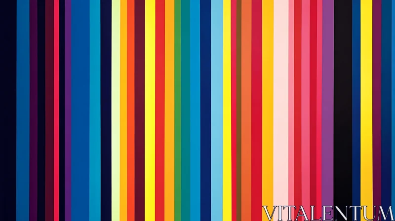 Abstract Colorful Stripes Background Pattern AI Image