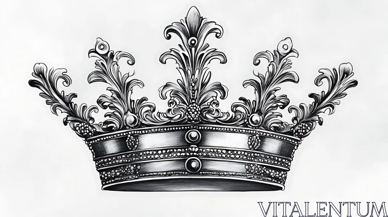 AI ART Luxurious Conceptual Crown Design