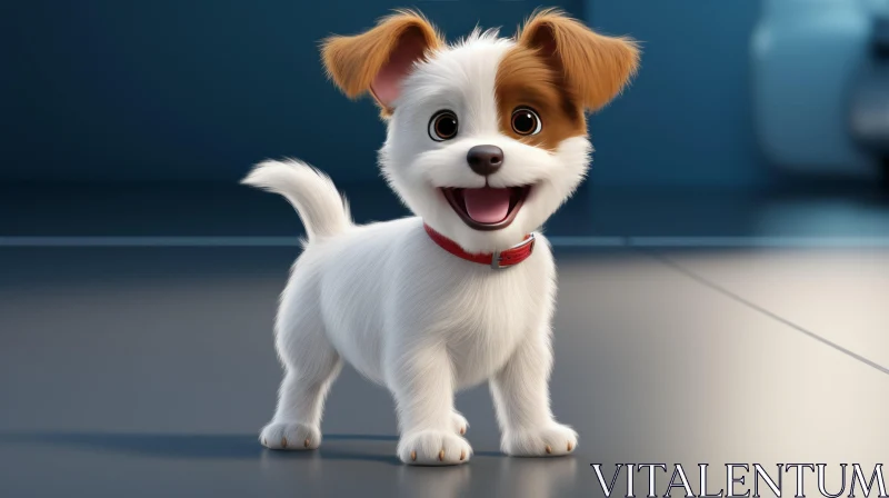 The Secret Life of Pets: A Playful and Colorful Animated Depiction AI Image