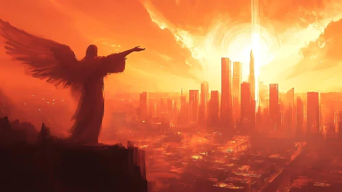 Guardian Angel Cityscape