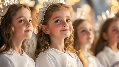 Angelic Girls Choir Portrait