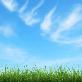 Sky and Grass Harmony