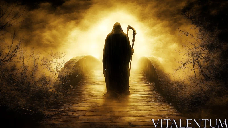 AI ART The Golden Passage of the Reaper