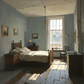 Bedroom with Sunlight