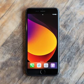 Colorful Display of a Mobile Device