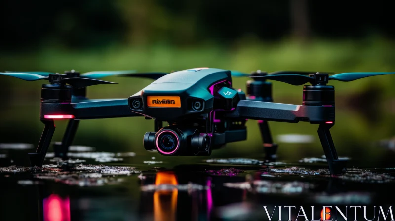 Drone in Nature - A Fusion of Technology and Emotion AI Image