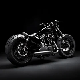 Monochrome Motorcycle - Classic Ride