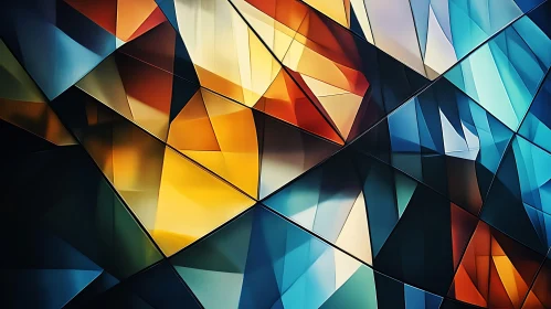 Colorful Geometric Patterns in Abstract Art