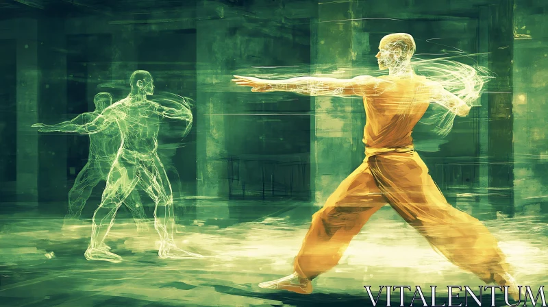 AI ART Energetic Martial Arts Master