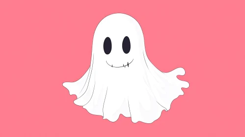 Friendly Ghost Illustration