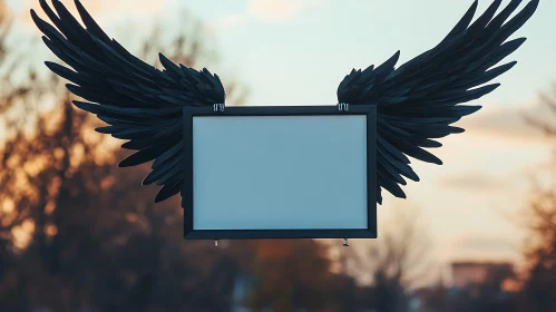 Abstract Winged Frame