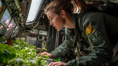 Space Garden: An Astronaut's Touch