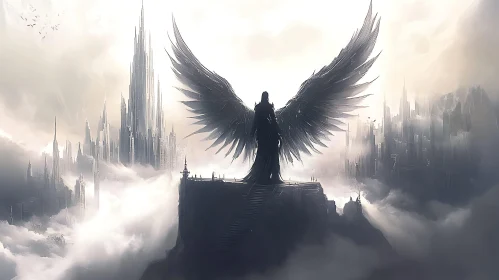 Winged Guardian of the Misty Metropolis