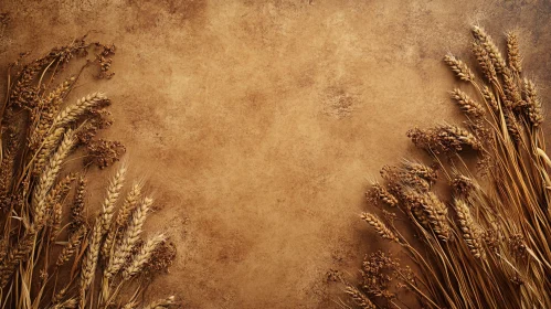 Golden Wheat Harvest Still Life